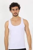 Erkek Penye Beyaz Atlet  6566 - 3