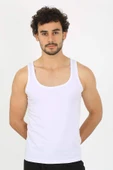 Erkek Penye Beyaz Atlet  6566 - 1