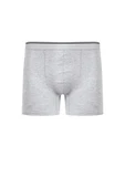 Erkek Pamuk Likralı Boxer Gri 40133 - 2
