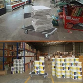 Duffmart PR2190 Pro Katlanır Platform 4 Tekerlekli Paket Taşıma Arabası 150 Kg thumbnail 5