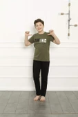 Erkek Çocuk Pamuk Kısa Kollu Pijama Takımı 20384 - 6