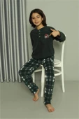 Erkek Çocuk WelSoft Polar Yeşil Pijama Takımı 20550 - 1