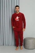 Welsoft Erkek Polar Sevgili Kombini Pijama Takımı 50124 Tek Takım Fiyatıdır - 6