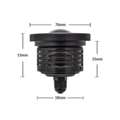 Mitsubishi Lancer 2007-2014 Uyumlu Üniversal Mercekli Angel Sis Farı Metal Su Geçirmez 76 mm Beyaz Halkalı Gündüz Farı Angel Eyes 2 Adet - 9