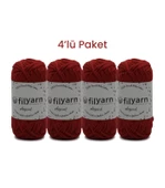 Baby Cotton El Örgü İpi 25 Gram Oeko-Tex Sertifikalı Pamuk İpi Bebek İpi Yelek İpi Punch İpi 4’lü Set - 8