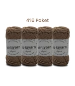 Baby Cotton El Örgü İpi 25 Gram Oeko-Tex Sertifikalı Pamuk İpi Bebek İpi Yelek İpi Punch İpi 4’lü Set - 2