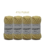 Baby Cotton El Örgü İpi 25 Gram Oeko-Tex Sertifikalı Pamuk İpi Bebek İpi Yelek İpi Punch İpi 4’lü Set - 3