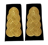 Jandarma Subay Tören Sırma Apolet - Harici Üniforma Tören Apolet  (1 Çift) thumbnail 1