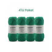 Baby Cotton El Örgü İpi 100gr Oeko-Tex Sertifika Pamuk İpi, Bebek Yelek ve Punch İpi 4'lü Set - 1