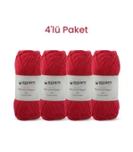 Baby Cotton El Örgü İpi 100gr Oeko-Tex Sertifika Pamuk İpi, Bebek Yelek ve Punch İpi 4'lü Set - 2