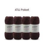 Baby Cotton El Örgü İpi 100gr Oeko-Tex Sertifika Pamuk İpi, Bebek Yelek ve Punch İpi 4'lü Set - 9