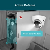 TP-Link VIGI C440 4mm 4MP Full-Color Dome IP Kamera (1/3",30fps,FHD,H265+PoE) thumbnail 6