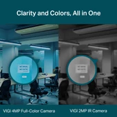 TP-Link VIGI C440 4mm 4MP Full-Color Dome IP Kamera (1/3",30fps,FHD,H265+PoE) thumbnail 4