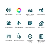 TP-Link VIGI C440 4mm 4MP Full-Color Dome IP Kamera (1/3",30fps,FHD,H265+PoE) thumbnail 3