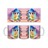 TERS YÜZ KUPA BARDAK, INSIDE OUT,JOY BASKILI KUPA BARDAK,NEŞE BASKILI KUPA BARDAK - 1