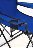Mandella Rejisör Kamp Sandalyesi Piknik, Plaj, Balıkçı,Bahçe,Balkon Sandalyesi Mavi (2 Adet) thumbnail 3