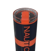 Nautica NTM02 Sport Termos Paslanmaz Çelik 650 ml Navy Turuncu thumbnail 2