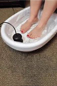 MivelaCure Pedikür Ayak Banyosu Galoşu Tek Kullanımlık Şeffaf Spa Masaj Küvet Poşeti 80x82cm 50 Ad. - 1
