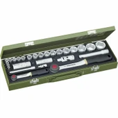 Proxxon 23020 1/4" Ve 1/2" 27 Parçalı Lokma Takımı thumbnail 1