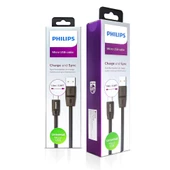 ScHitec 120W 3 Type-C + 2 UsbA Toplam 5 Çıkışlı Philips 3A 45W UsbA to Micro Kablolu 1.8m Şarj Aleti Beyaz SR104 - 10