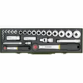 Proxxon 23020 1/4" Ve 1/2" 27 Parçalı Lokma Takımı - 2
