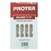 Proter 1/2''-3/4''Tezgah Pafta Yedek Diş Açma Tarağı - 3