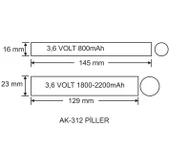 Arsel AK-4600-3 LED Lambalar İçin Acil Durum Yedekleme Kiti Kesintide 180 Dak. Yanan 3,5-70 Volt Led Lamba - 4