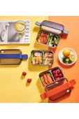 Vagon Paslanmaz Çelik Lunch Box 1200 ML Beslenme Kabı (Karışık Renk 1 Adet) - 4