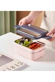 Vagon Paslanmaz Çelik Lunch Box 1200 ML Beslenme Kabı (Karışık Renk 1 Adet) - 3