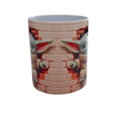 BABY YODA BASKILI KUPA,YILDIZ SAVAŞLARI KARAKTERLİ KUPA,BASKILI KUPA - 2