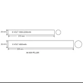 Arsel AK-609W-1 LED Lambalar İçin Acil Aydınlatma Kiti Kesintide 60 Dak. Yanan 110-220 volt AC Led Lamba - 4