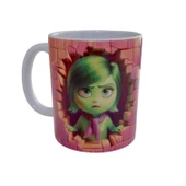 TERS YÜZ BASKILI KUPA,INSIDE OUT BASKILI KUPA, DISGUST BASKILI KUPA - 2