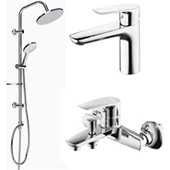 Creavit SH640 Solo 3'lü Duş Seti Takımı SO1500+SO2500+SH640 thumbnail 1