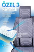 Freshstart    Freshstart Seat Toledo Uyumlu Lüx Deri Oto Koltuk Kılıfı Ön Arka Takım Marjinal Series FÜME - 4