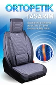 Freshstart    Freshstart Lada Niva Uyumlu Lüx Deri Oto Koltuk Kılıfı Ön Arka Takım Marjinal Series FÜME - 3