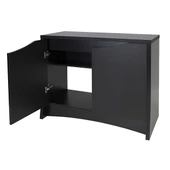 Fluval Flex Deluxe 123L İçin Siyah Lüx Dolap - 1