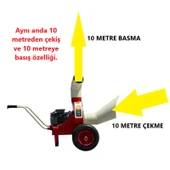 Saman Aspiratörü Mini 2,2kW 3HP 220V ve 6 Metre Hortumu thumbnail 3