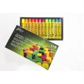 Mungyo Fluorescent (florasanlı) Oil-Yağlı Pastel 12'li - 1