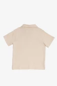 Sinor Taş Rengi Pamuklu Polo Yaka Erkek Çocuk Tshirt - 2