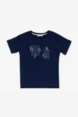 User Lacivert Pamuklu Erkek Tshirt - 1