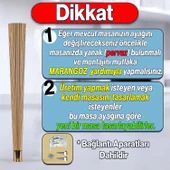 4 Adet Suit Masa Dresuar Ayağı 75 cm Plastik Gold Altın Ayak Mutfak Yemek Masası Mobilya Ayakları thumbnail 2