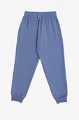 Uthar Koloni Mavi Pamuklu Çocuk Jogger - 2