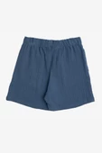 Nate Indigo Muslin Erkek Çocuk Şort - 2