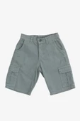 Karen Yeşil Cepli Erkek Şort - 1