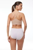 Malabadi 1030 2'Li Paket Kadın Modal Yüksek Bel Battal Slip & Külot - 4
