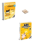 7. Sınıf Türkçe Defterim ve Arı Soru Bankası - 1