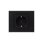 Ovivo Grano Siyah Topraklı Priz - 1