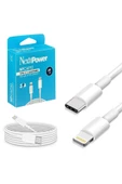 ŞARJ KABLO ShopZum TYPE-C TO IPHONE APPLE 3A 1MT NEXT NP-CAP10  Uyumlu - 1