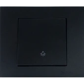 9 Adet Ovivo Grano Siyah Zil Anahtarı Light Çerçeve Dahildir 9'lu - 1