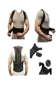 Kamburluk Önleyici Unisex Sırt Ortopedik Dik Duruş Aparatlı Balenli Korse thumbnail 2